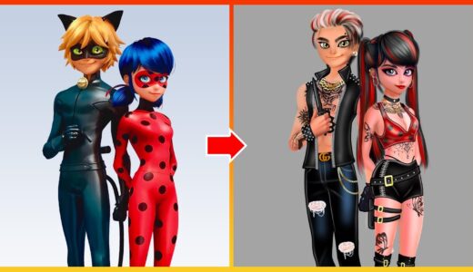 Miraculous: Ladybug And Cat Noir Glow Up - Miraculous Transformation