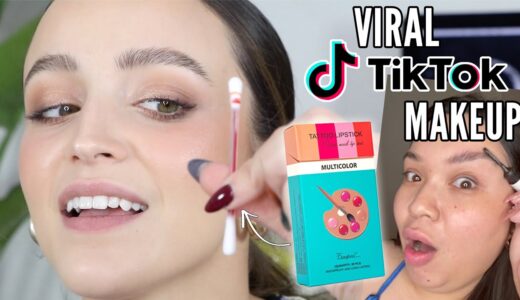 TESTING VIRAL TIKTOK MAKEUP...and WOW!!!