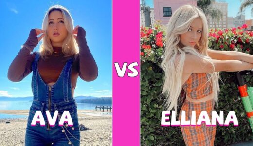 Ava Kolker Vs Elliana Walmsley TikTok Dances Compilation