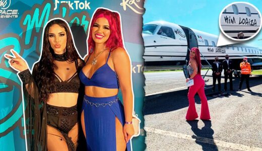 CONOCÍ A KIMBERLY LOAIZA y nos llevó en un AVIÓN PRIVADO lleno de TIKTOKERS!