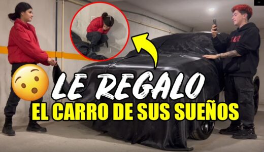 LE REGALO EL CARRO DE SUS SUEÑOS A MI NOVIA *LLORA 🎁😍 | SOMAHI