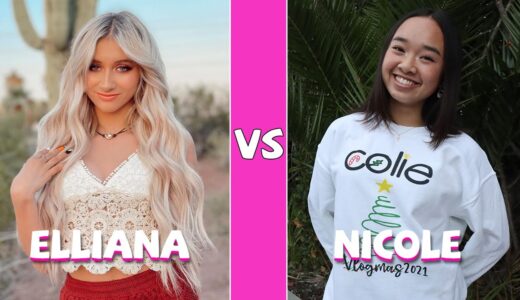 Elliana Walmsley Vs Nicole Laeno TikTok Dance Compilation 2021