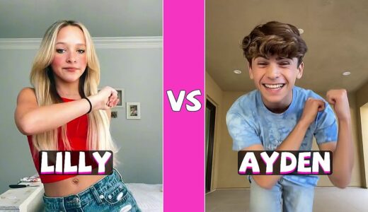 Lilly Ketchman Vs Ayden Mekus TikTok Dances Compilation