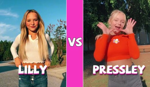 Lilly Ketchman Vs Pressley Hosbach TikTok Dance Battle 2021