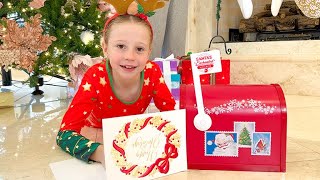 Nastya writes a letter to Santa Claus