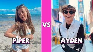 Piper Rockelle Vs Ayden Mekus TikTok Dances Compilation (December 2021)