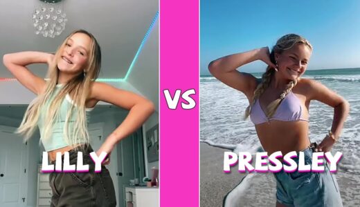 Lilly Ketchman Vs Pressley Hosbach TikTok Dances Compilation (January 2022)