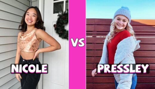 Nicole Laeno Vs Pressley Hosbach TikTok Dances Compilation