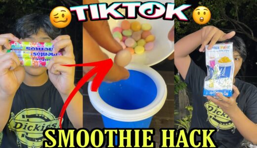 (SMOOTHIE TIKTOK HACK)GRABE YUNG DELIVERY RIDER!!