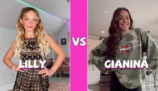 Lilly Ketchman Vs GiaNina Paolantonio TikTok Dances Compilation