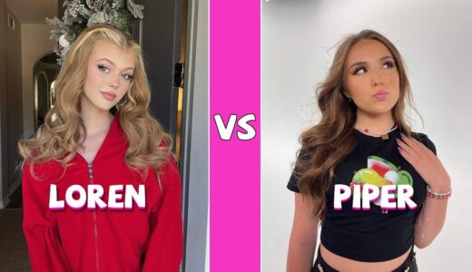 Loren Gray Vs Piper Rockelle TikTok Dances Compilation