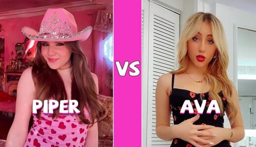 Piper Rockelle Vs Ava Kolker TikTok Dances Compilation