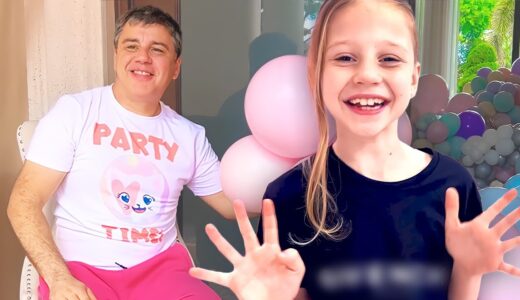 Dad try to help Nastya become self confident. Useful story for kids