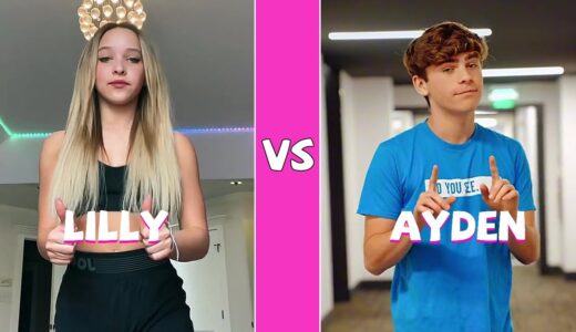 Lilly Ketchman Vs Ayden Mekus TikTok Dances Compilation