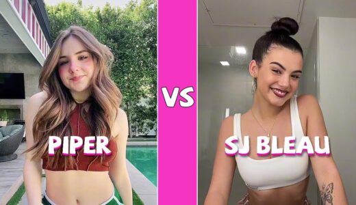 Piper Rockelle Vs SJ Bleau TikTok Dances Compilation