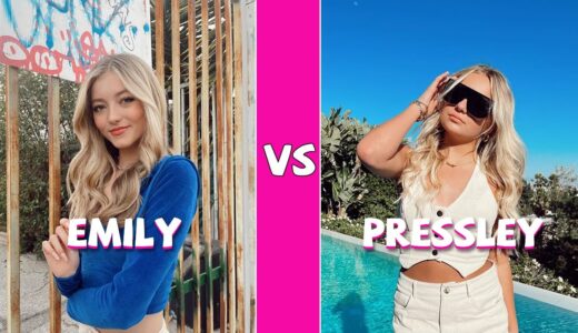 Emily Dobson Vs Pressley Hosbach TikTok Dances Compilation