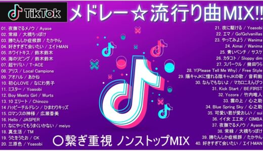 【TikTokメドレー】ド定番◎EDM,Electro大HIT曲☆ノンストップMIX【CLUBで流れる】