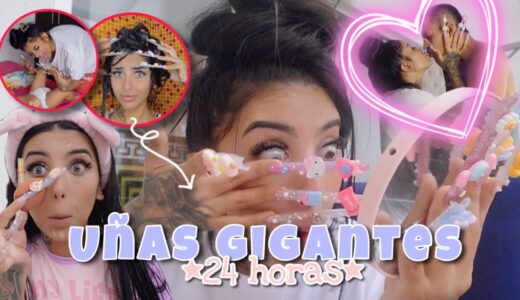 🤯😰24H CON UÑAS GIGANTES *muy extremo* | Sofi Muñoz