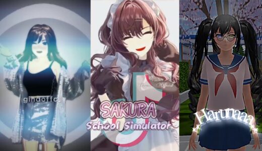 TIKTOK SAKURA SCHOOL SIMULATOR | BY WHITE CAT GIRL | PART 20 | ( MEI)