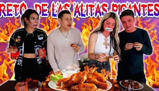 ¿QUIÉN COME MÁS ALITAS PICANTES? 🥵 🍗 Ft Cesar Pantoja, Carol Castro y Cecia Loaiza 🔥