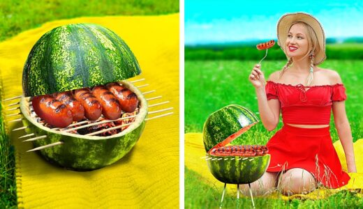 CLEVER OUTDOOR HACKS II Viral TikTok Crafts You Will Love! Watermelon Tricks & DIY Ideas by 123 GO!