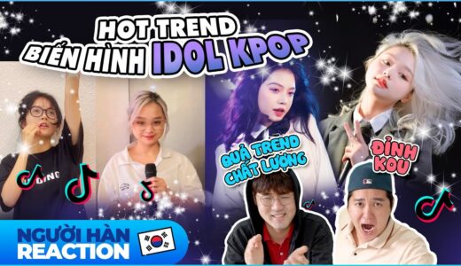 [NGƯỜI HÀN REACTION] Trend Biến Hình IDOL KPOP TikTok Việt Nam có gì hot?