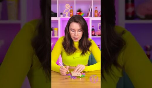 Rainbow🌈 experiment with colored rubber bands on the phone || Viral TikTok Tricks by SMOL #shorts