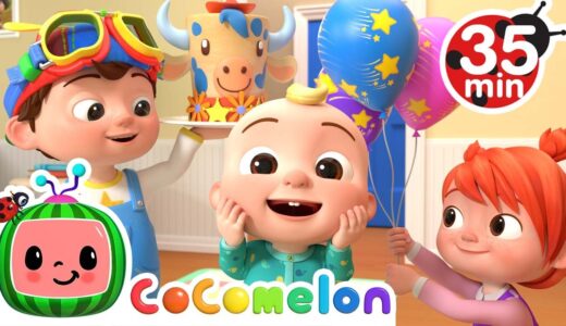 Birthday At The Farm Song + More Nursery Rhymes & Kids Songs - CoComelon