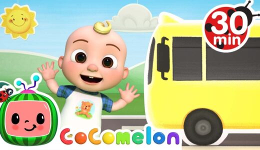 The Wheels on the Bus Dance | CoComelon Nursery Rhymes & Kids Songs - Dance Party