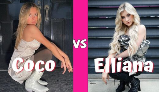 Elliana Walmsley Vs Coco Quinn TikTok Battle ~ September 2022