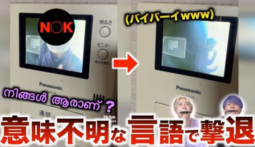 【笑ってはいけない】訪問者を返り討ちにするTikTokの勇者がスカッとするんだがwwwwwwwwww