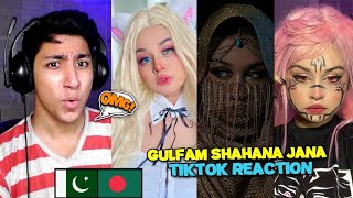 Pakistani React on Bangladeshi Tiktoker | Gulfam Shahana Jana TikTok Videos | Maadi Reacts