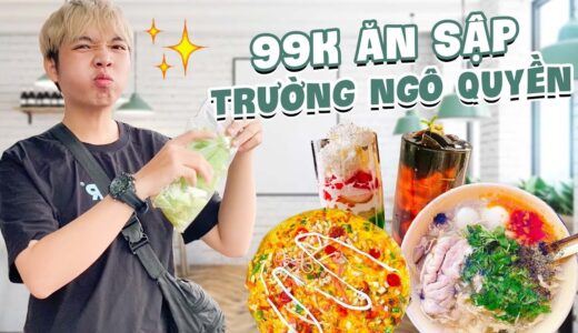 Thử Thách Cầm 99K Ăn Sập Trường THPT Ngô Quyền Và Cái Kết 😵‍💫 | Quốc Halo