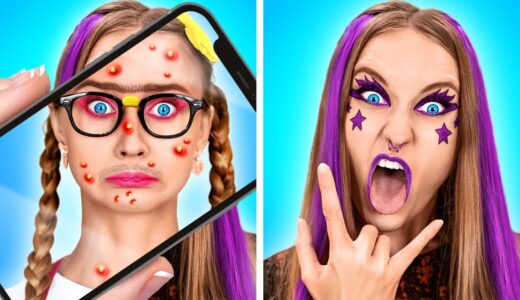 Became POPULAR with TIKTOK Hacks! Crazy Girly BEAUTY STRUGGLES by La La Life Emoji