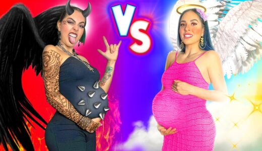 EMBARAZADA BUENA 😇 VS EMBARAZADA MALA 😈 | Karla Bustillos