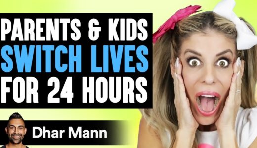 Parents & Kids SWITCH LIVES For 24 HOURS ft. @rebeccazamolo  | Dhar Mann