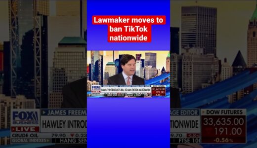 GOP senator moves to ban TikTok nationwide #shorts