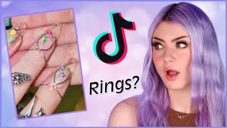 Making the Viral Nail Rings From TikTok