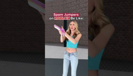 ACTUAL FOOTAGE Of SPAM JUMPERS On ROBLOX (TikTOK TREND)