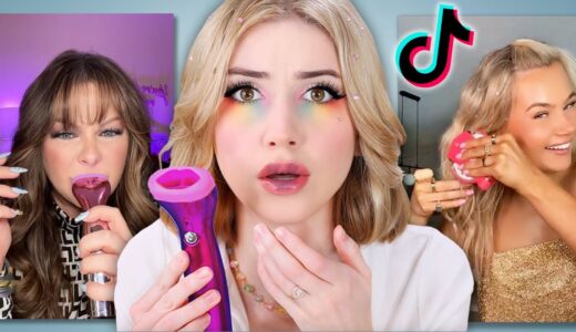 I Bought VIRAL Tiktok Products *my lips got BRUISED*