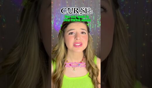 You get cursed to only speak in viral sounds #funnyvideos #acting #shorts #cursed