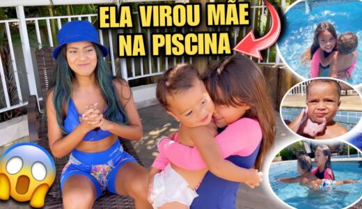 DEIXEI A VALENTINA SER MÃE DO JOHN NA PISCINA!! 😱🏖