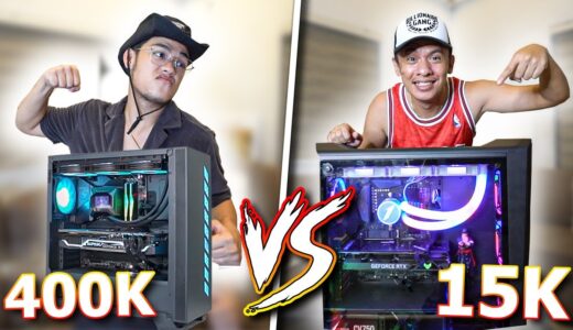 KANINONG PC ANG MALAKAS?  @VonOrdonaVlogs worth 400K vs BUDGET MEAL!