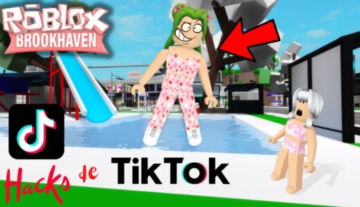 😱PROBAMOS LOS HACKS MAS VIRALES DE TIKTOK EN BROOKHAVEN *ASOMBROSOS* ROBLOX karola20