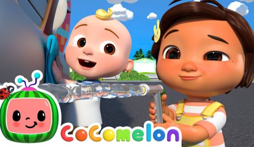 Fire Truck Wash Song | CoComelon Nursery Rhymes & Kids Songs