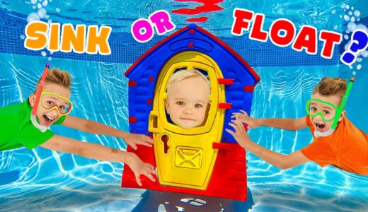 Sink or Float with Vlad and Niki – Cool Science Experiment for Kids