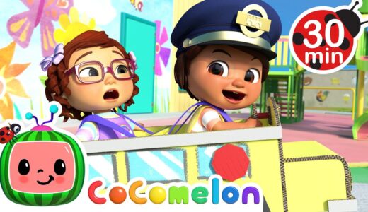 Wheels on the Bus (Playground) + More Nursery Rhymes & Kids Songs – CoComelon