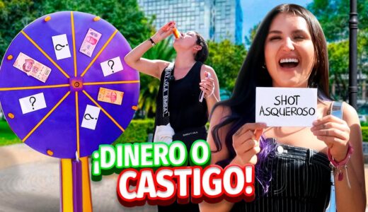 GANA DINERO O CASTIGO EN LA RULETA DE LA SUERTE EN LA CALLE 🤣