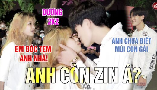 Em “Bóc Tem” Anh được ko? Gái Xinh mặn mà gặp ngay boy còn zin chưa biết mùi gái và nụ hôn chõe mỏ