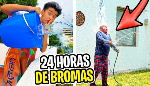 24 HORAS DE BROMAS A MIS HERMANOS *picu llora*